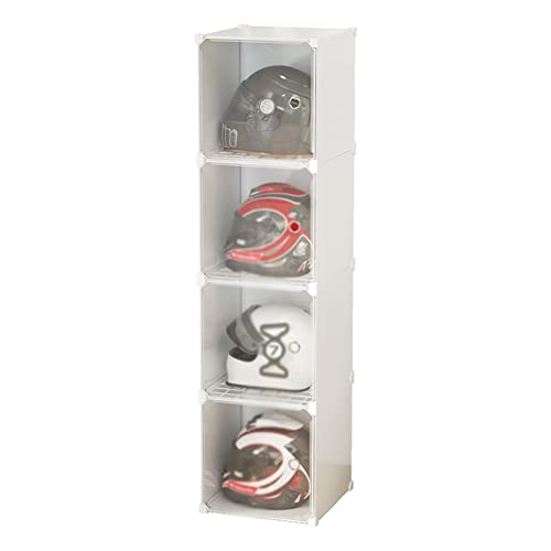 Acrylic Motorcycle Helmet Display Case - Protective Storage Cabinet for Collectible Helmets, Dustproof Showcase for Displaying and Preserving Helmets