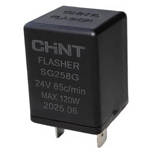 Relais de clignotant 24V 3 broches 120W SG258G avec bornes de connexion B E L