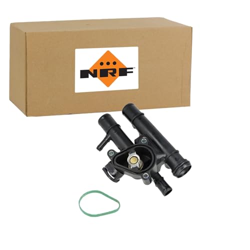 NRF 725169 Thermostat d'eau avec boîtier avec joints 83°C Compatible avec RENAULT Espace 4 JK, JK0/1 Trafic 2 Van FL Master 2 Van FD Laguna 2 5 portes BG, BG0/1 Trafic 2 Bus JL