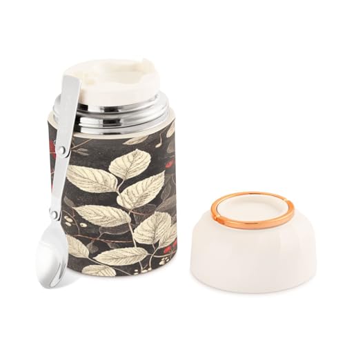 Tarro de comida aislado para comida caliente termo de sopa 500ml de acero inoxidable 2