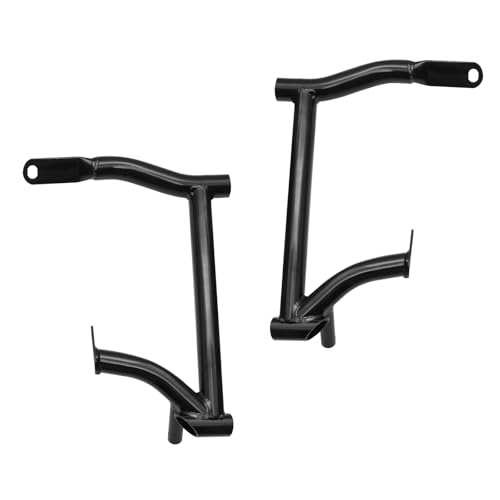 Saddlebag Guards Crash Bar Bracket, Negro, para Harley 2014-2026, compatible con Touring Electra Glide Street Glide Road Glide Road King, Guardabarros miniatura 4