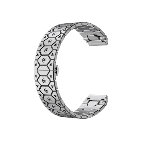 Bracelet acier inoxydable 22mm pour Galaxy Watch 7 et Huawei GT5 au style masculin élégant
