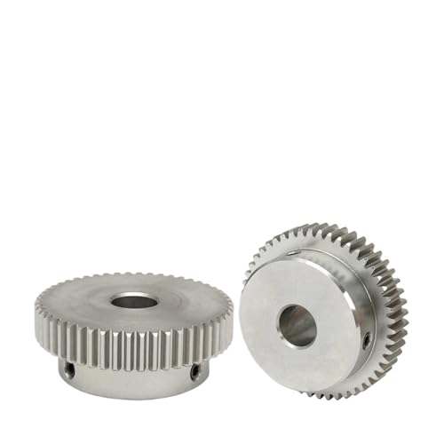 Engrenage droit 1M en acier inox 304 durable avec alésage à clavette 18 mm