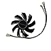 90 mm (85mm) T129215SH 0.3A DC 12V 40mm * 40mm * 40mm Moungting Holes GPU VGA Cooler Wentylator dla kart graficznych jako wymiana (Blade Color : Black T129215SH)