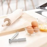 NiuLumea Juego de 4 pinzas de acero inoxidable para repostería para decoración de masa y pasta, galletas y pasteles, duraderas y fáciles de limpiar para el hogar, clases, pastelerías y