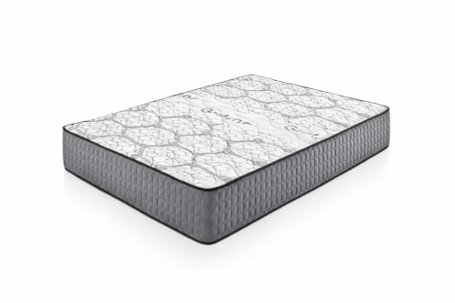 DUPI Colchón Viscoelástico Anti-Estrés | GRAFENO | Nucleo HR 28kg/m3 | Espesor 28cm | Doble Cara | 150 x 200 cm