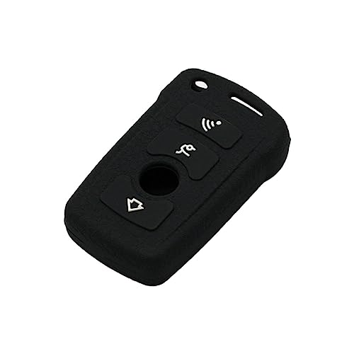 BROVACS Silicone Cover Protector Case Holder Skin Jacket Compatible with BMW 4 Button Smart Remote Key Fob CV4903 Black - Image 2