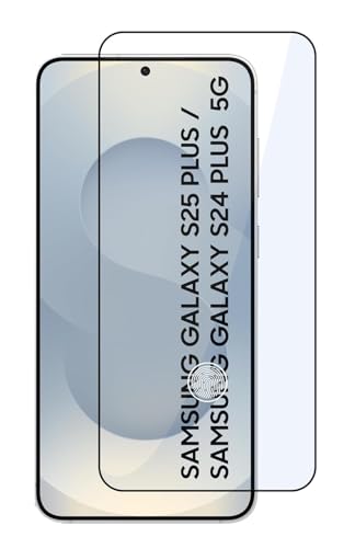 Image of HD (FingerPrint working) Tempered Glass Screen Protector Compatible for Samsung Galaxy S24 Plus 5G with Edge to Edge coverage and Easy Installation kit
