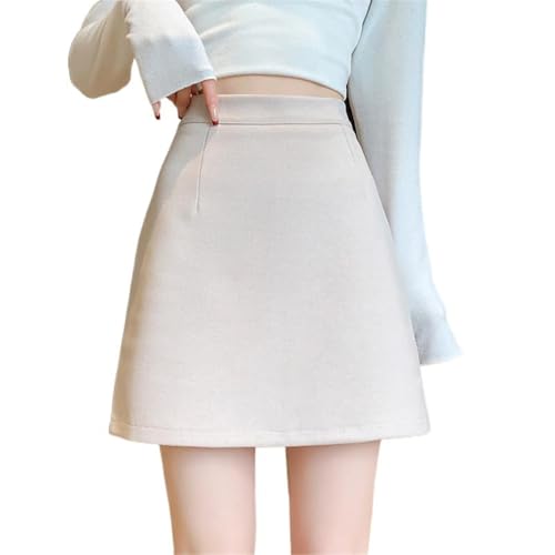 Women's Cotton Splicing Casual Plaid Short Skirt2