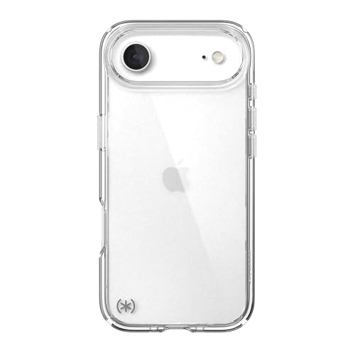 Image of Speck Presidio Perfect Clear for iPhone 17 Air Case, Slim Protective Case, Clear /Clear /Silver