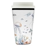Design riutilizzabile ed ecologico: le nostre maniche riutilizzabili e lavabili in lavatrice possono sostituire le maniche dei bicchieri di carta, ad asciugatura rapida e pronte per l'uso quotidiano da parte degli amanti del caffè eco-consapevoli