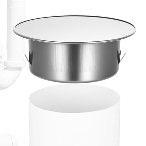 Chapeau Cheminée acier inoxydable poêle, 80 mm couvercle de cheminées pour conduit de poêle, cache cheminée, bouchon de tuyau en acier inoxydable,...