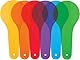 6 x Farbpaddel, transparente Farbpaddel, Farblernen, Optik, Farbfilterplatte, Montessori, Pädagogische Wissenschaft, Pädagogische Malerei, Farbzeichnung, Kognition, Wissenschaft, Lernen und Bildung