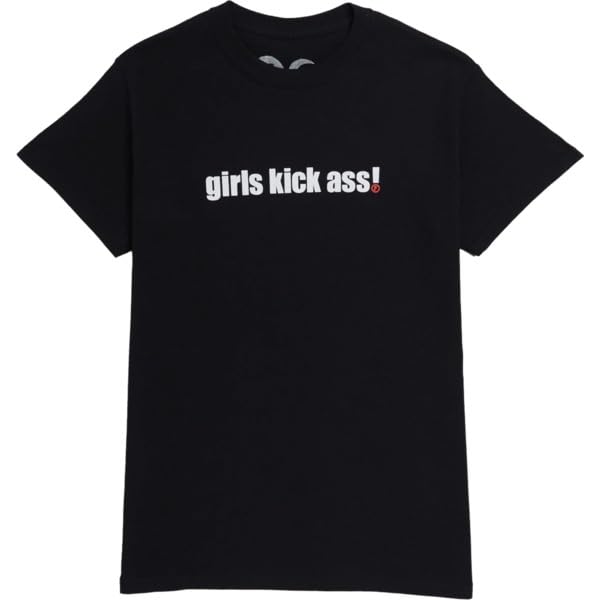 Found Girls Kick Ass Girls Short Sleeve L-Black