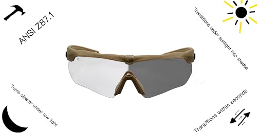 Image of Transitional Safety Sunglasses