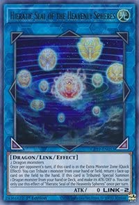 Hieratic Seal of The Heavenly Spheres - GFTP-EN053 - Ultra Rare - 1st Edition