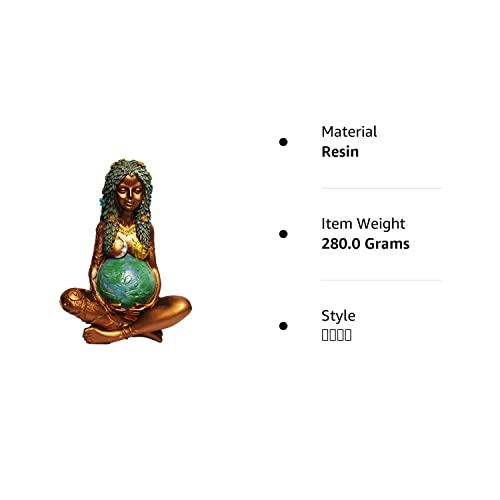Homnova Mother Earth Statue, Fertility Nature Goddess Gaia Statue, Wiccan Altar Table Supplies #TOP5