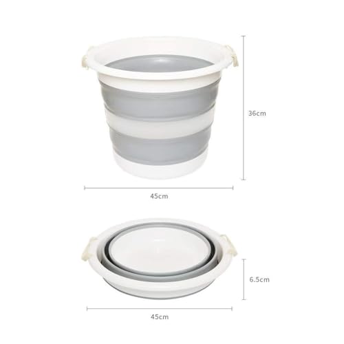 Masajeador Spa para Pies Plegable de Gran Capacidad 30L Azul miniatura 2