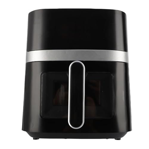Generic Oilless Fryer Large Capacity Visual Window Fully Automatic Electric Cooker for Chicken French Fries 5QT Black