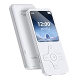 KOVCDVI MP3プレーヤー 64GB mp3プレイヤー Bluetooth5.0 音楽プレーヤー スピーカー内蔵 デジタルオーディオプレーヤー 1.8インチ大画面 操作簡単 OTG機能 FMラジオ/写真/録音/電子ブック/アラーム 多機能プレーヤー 通勤通学/スポーツ/ランニング/ヨガ/言語学習などに適用 取扱説明書付き ホワイト