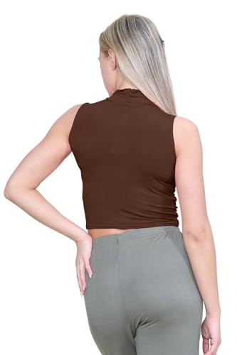 Tops elegantes para mujer estilo chaleco elástico y cómodo para verano 4