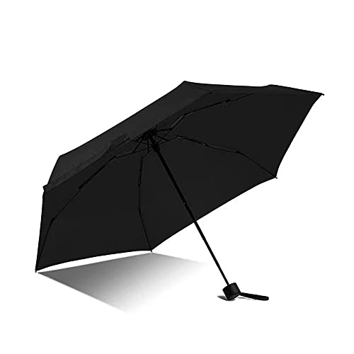 XESAGSNV Parapluie Pliant Parasol Enfants Mini Parapluie Pliant Parapluie Capsule de Poche, Parapluie Portable pour Adultes et Enfants (black) Cover