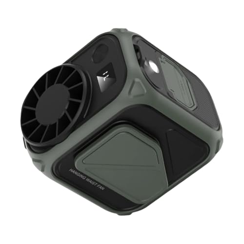 Ventilador de cintura portátil recargable de 6000 mAh en ABS 2