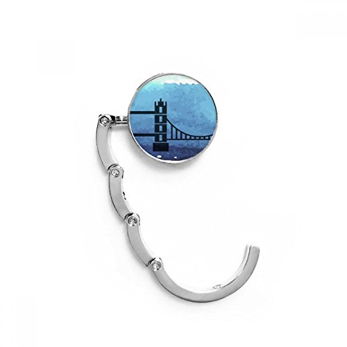 Accroche sac pliable Tower Bridge de Londres - Support de table portable 4,4x4,4 cm