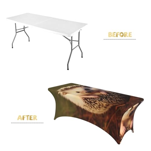 Nappe bébé hérisson extensible pour buffet d'anniversaire et fête de famille