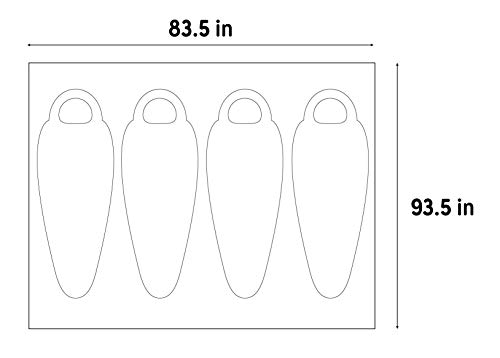 Kelty huella para carpa de 4 personas freestanding miniatura 4