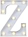Produktbild Gspirit LED Festzelt Brief Beleuchtung 26 Alphabet Aufhellen Schild Weihnachten Nachtlicht Lampe zum Hochzeit Zuhause Party Bar Dekoration (Z)