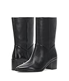 Frye Women's Sadie Softy Mid Fashion Boot, Black, 9