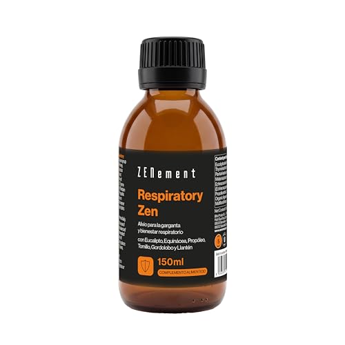 Respiratory Zen - Jarabe Vías Respiratorias - con Eucalipto, Equinácea,