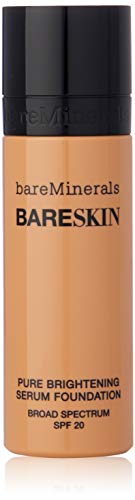 bareMinerals bareSkin Pure Brightening Serum Foundation SPF 20, Bare Beige 08, 1 Fl Oz