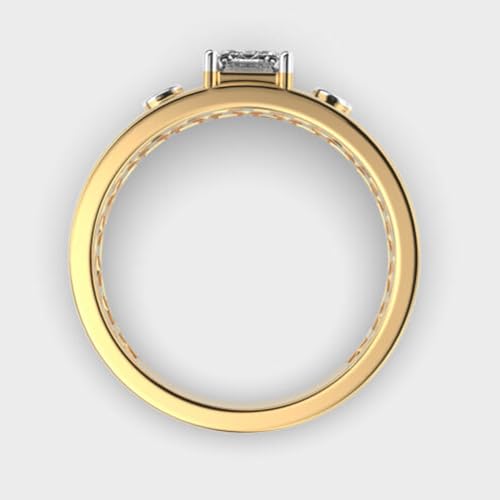 Bague moissanite argent 925 ne ternit pas luxe accessible - 3
