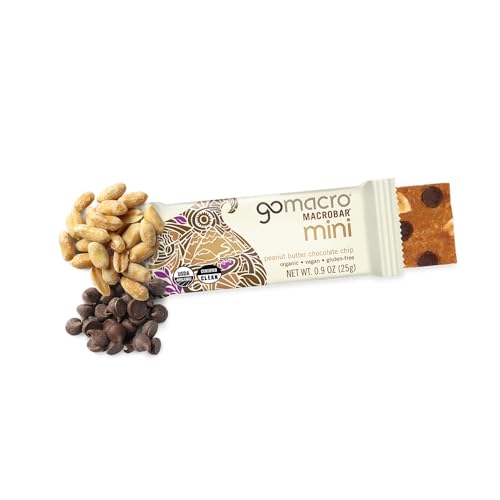 GoMacro - Organic MacroBar Protein Pleasure Bars, Peanut Butter Chocolate - 24 Minibar (s)
