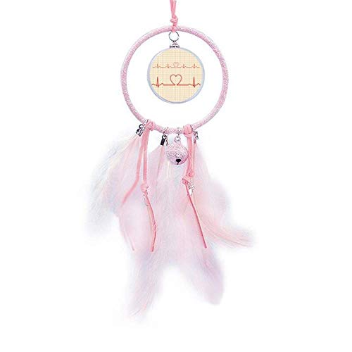 Dream catcher créatif électrocardiogramme pour apaiser la chambre