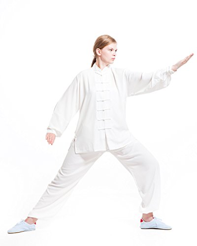 Icnbuys, uniforme da Tai Chi da donna, in cotone