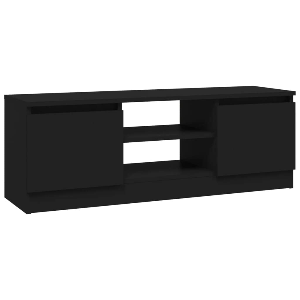 vidaXL armoire de télévision moderne en bois d'ingénierie, avec porte et rangements pour salon