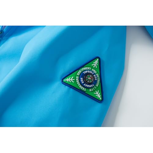 Image of Boys Rain Jacket with Detachable Hood Lightweight Raincoats for Kids