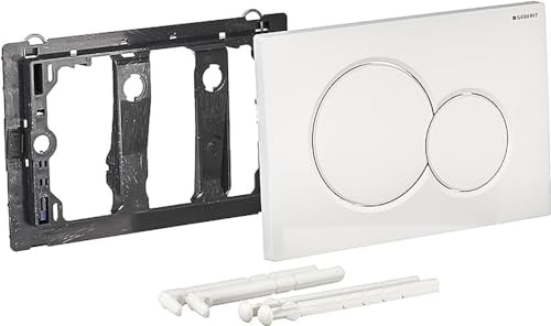 Plaque de commande Geberit insonorisée pour WC suspendu