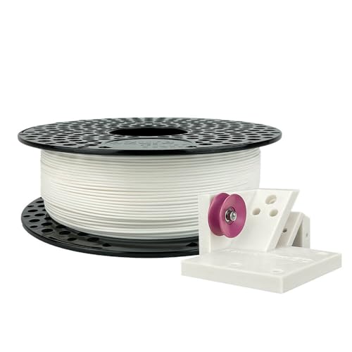 AzureFilm ASA 3D Drucker Filament 1,75 mm - 1kg Spule - UV- und witterungsbeständig - Langlebig und strapazierfähig - Ideal für Funktions- und Outdoor-Druck (Weiß, 1kg)