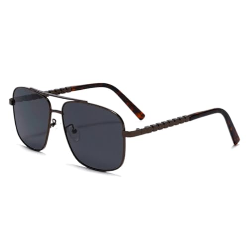 Lunettes de soleil punk métal pour éliminer l'éblouissement avec style vintage UV400
