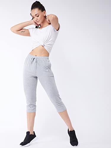 Image of Modeve Women Solid Cotton Blend Capri for summer|| Summer Wear