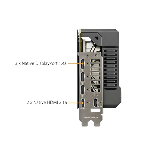 TUF Gaming NVIDIA GeForce RTX 4080 SUPER Scheda Grafica 16 GB GDDR6X, 256 Bit, PCIe 4.0, HDMI, DisplayPort, Nero, TUF-RTX4080S-16G-GAMING - Scheda video - Immagine 3