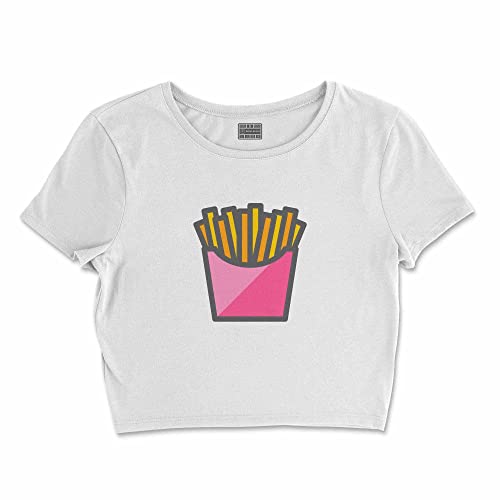 T-Shirt Blanc Femme S Buwtswi-100418-s pour Sublimer une Taille Haute