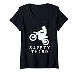 Photo Gallery donna safety third t shirt 3rd moto moto maglietta con collo a v Photo Gallery donna safety third t shirt 3rd moto moto maglietta con collo a v
