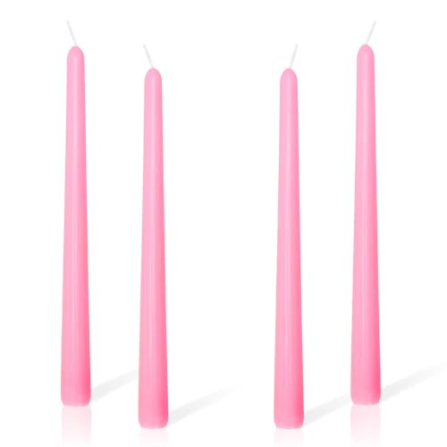 Spitzkerzen Rosa, Höhe 25 cm ø 2,2 cm Brenndauer 7 Stunden Kerzen...