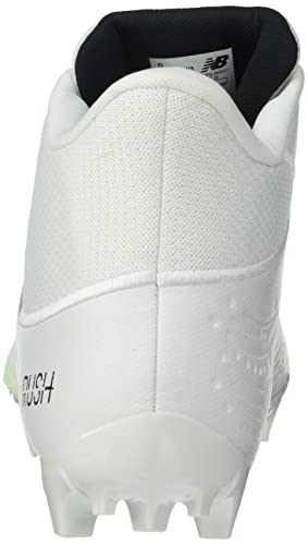 New Balance Mens Rush V3 Mid Lacrosse Shoe, White/Bleached Lime Glo, 11.5 Us #TOP2