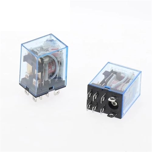Mini relé electromagnético LY2NJ AC 380V de 8 pines con bobina DPDT y capacidad de 10A